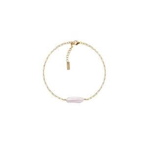 NEW ADRIANA PAPPAS women's dainty biwa bracelet in gold